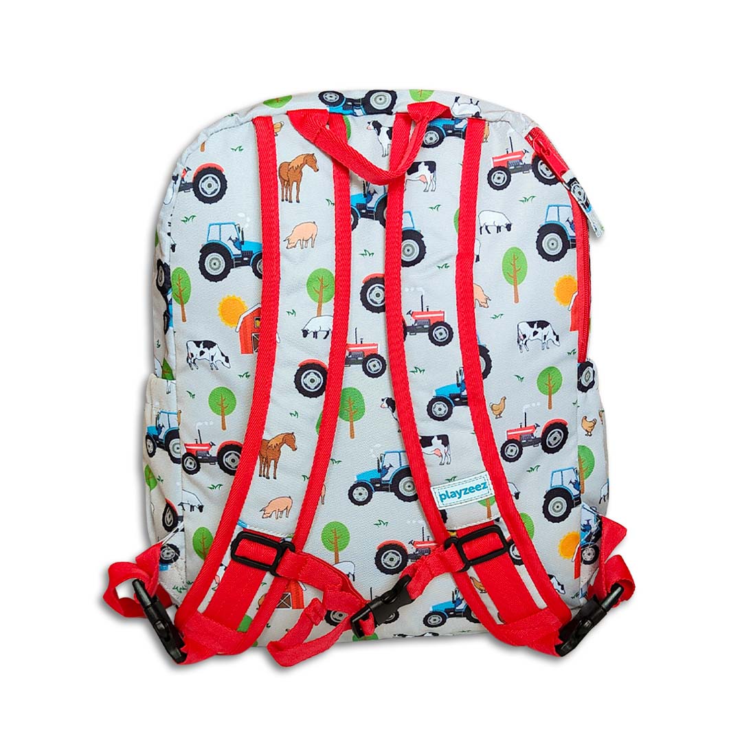 Boys Tractor Backpack Boys Red Tractor school bag